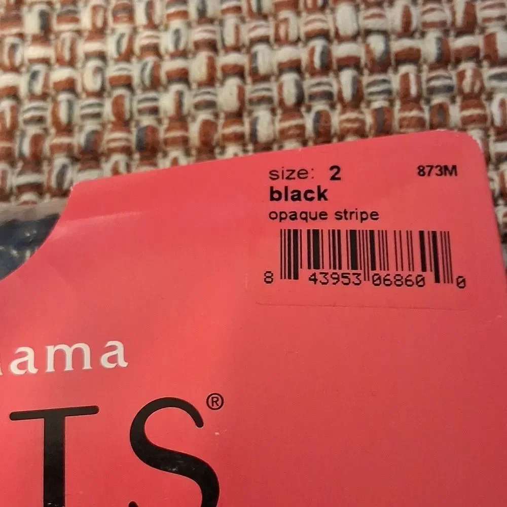 ASSETS by Sara Blakely Marvelous Mama Maternity Terrific Tights Black Size 2